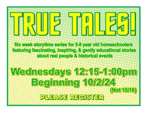 True Tales Storytime